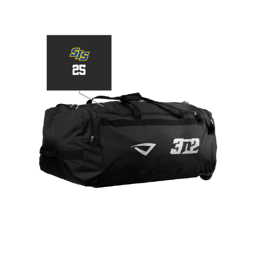 Strong Island Select Rolling Big Bag With Number - Black